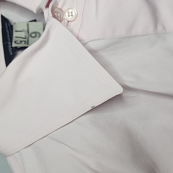 Moda International Pale Pink Button Blouse Shirt - Picture 8 of 8